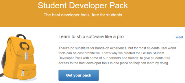 github student developer pack